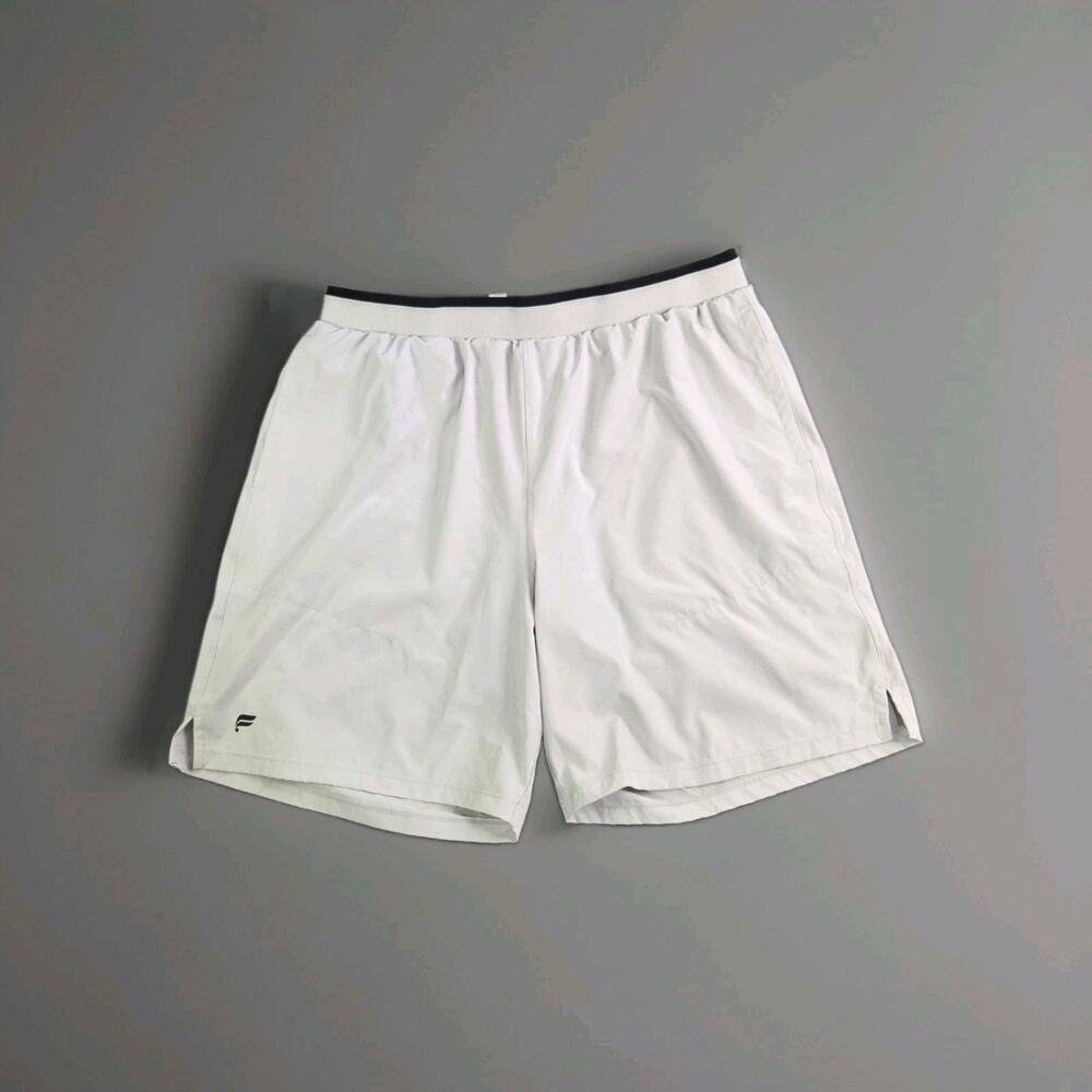 Fabletic 2in1 Size XL Ivory Lined Gym Running Athletic Shorts Men's Hiking Z1